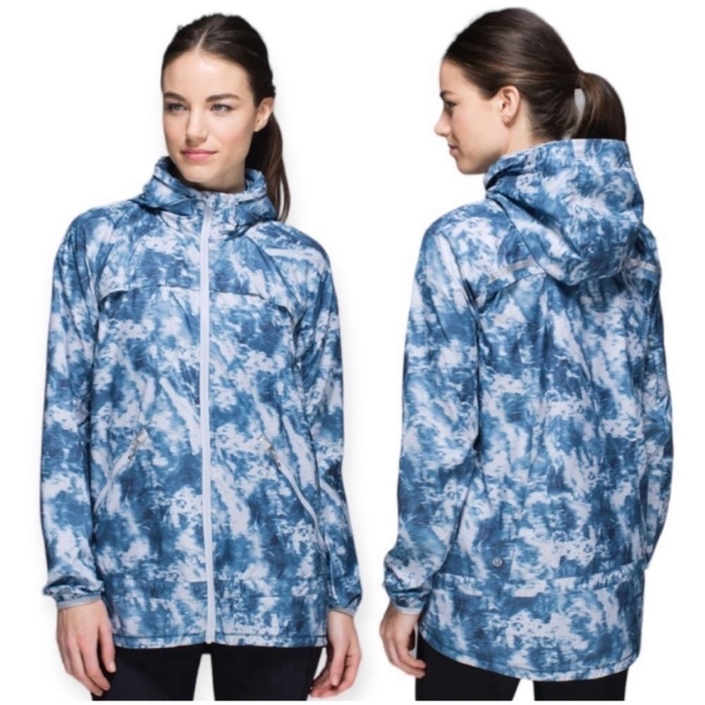 Lululemon Miss Misty Pack Jacket SeaSide Silver Fox Alberta Lake Full Zip Size 6